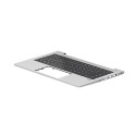 HP Inc. Top Cover with Keyboard - Black - FR (N01846-051)