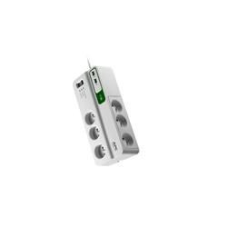 APC ESSENTIAL SURGEARREST 6 OUTLETS WITH 5V, 2.4A 2 PORT USB CHARGER, 230V FRANCE (PM6U-FR)