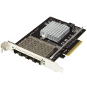 STARTECH 4 PORT PCIE NETWORK CARD WITH (PEX10GSFP4I)