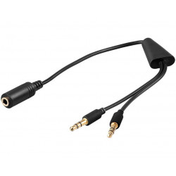 MicroConnect Audio Cable, 0,4 meter (AUDAL)