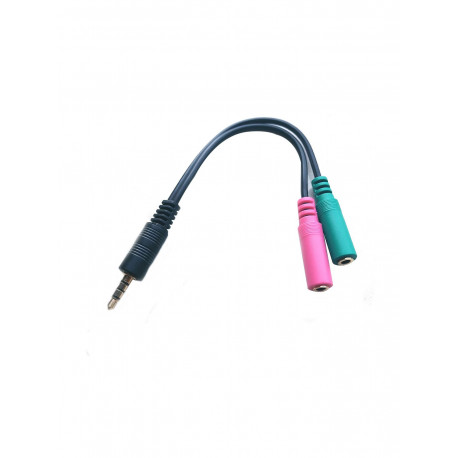 MicroConnect Adapter 3.5mm - 2x3.5mm M-F (AUDALS015)