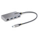 StarTech.com 3-Port Usb Hub With Ethernet 
