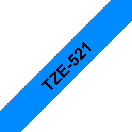 Brother Tape Black on Blue 9mm (TZE521)