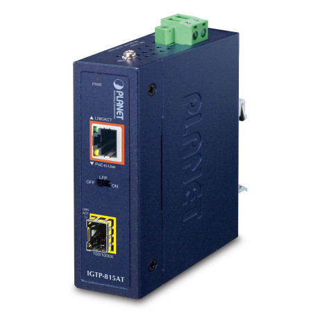 Planet IP30 Compact size Industrial (IGTP-815AT)