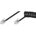 MicroConnect Handset cable, RJ10-RJ10 2m (MPK10200)