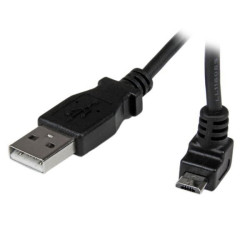 StarTech.com 1M UP ANGLE MICRO USB CABLE (USBAUB1MU)