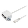 MicroConnect Cable splitter (Y-adapter) (MPK418)