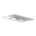 HP TOP COVER W KB NSV BL NORDIC 