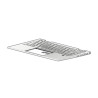 HP TOP COVER W KB NSV BL NORDIC 