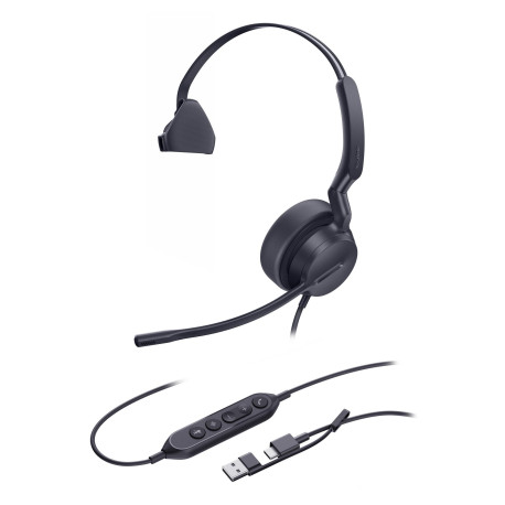 Yealink Uh42 Mono Usb-C/A Headset 
