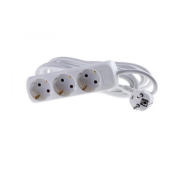 Mercodan Schuko power strip with 3 