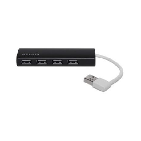 Belkin USB 2.0 HUB 1:4 SLIM Pass BLK (F4U042BT)