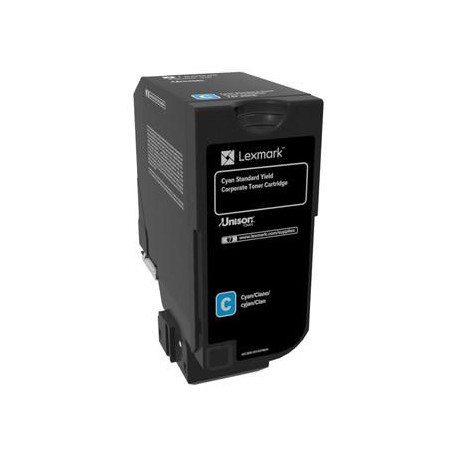 Lexmark Cyan Toner Cartridge Corporate (74C2SCE)