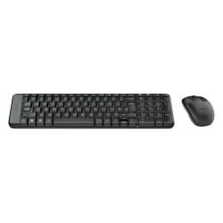  Logitech Accessoires informatiques Noir(e) 920-003168 MK220 - Tastatur, Maus Ensemble clavier et souris sans fil MK220