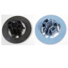 HP PAIRE SPINDLE HUBS C7769-40153 ET C7769-40169 BLACK-BLUE