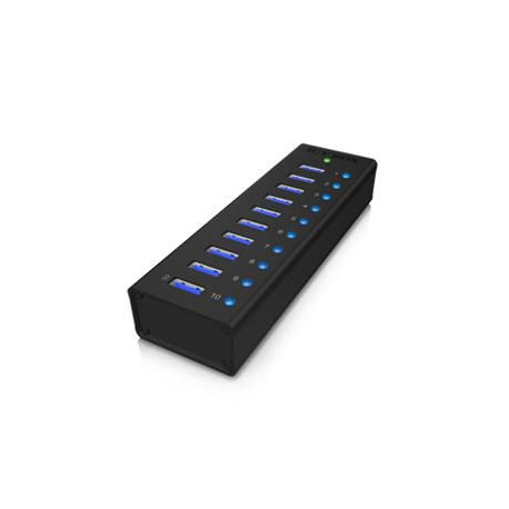 ICY BOX USB 3.0 Hub, 10 Port (IB-AC6110)