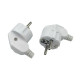 MicroConnect Angled schuko power plug, 