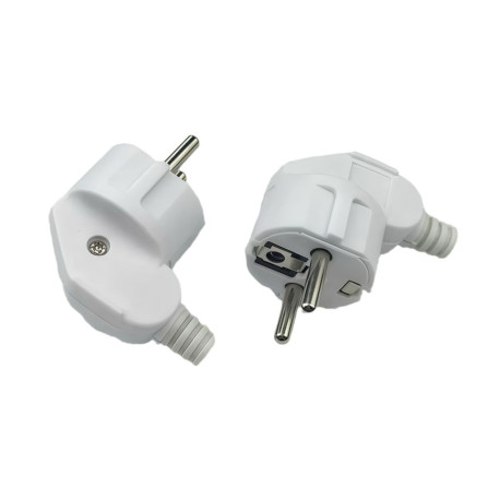 MicroConnect Angled schuko power plug, 