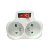 MicroConnect Plug on/off switch EU to 2FR 