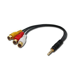 Lindy AV Adapter Cable - Stereo & 