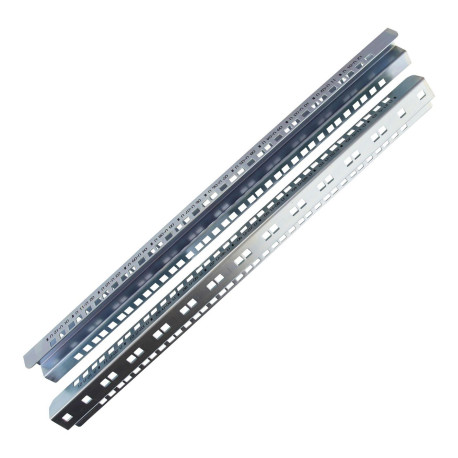 Lanview 12U INSTALLATION RAIL GALVANIZED 1SET de 2PCS (RAX410)