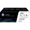  HP Multipack Cyan / Magenta / Jaune CF252XM 410X 3 Toner HP 410X: CF411X + CF412X + CF413X