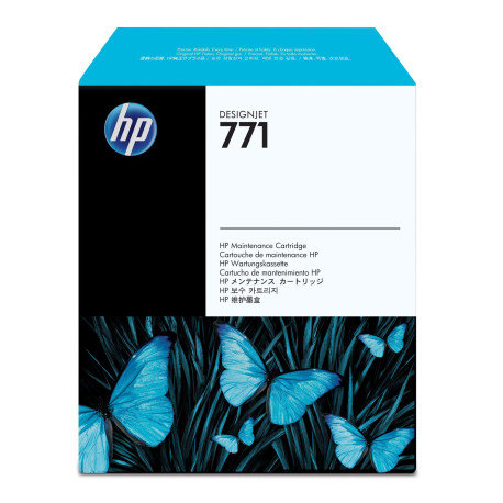  HP Unité de nettoyage Transparent CH644A 771 Cartouche de nettoyage