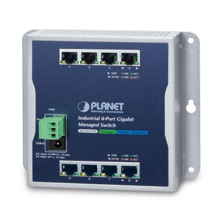 Planet IP30, IPv6/IPv4, 8-P 1000TP (WGS-4215-8T)