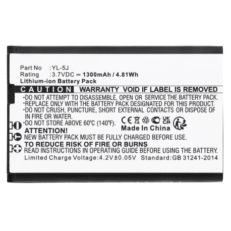 CoreParts Battery 4.81Wh Li-ion 3.7V 