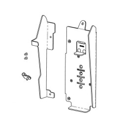 Havis Metal FlexiPole Backplate for Castles S1F2 Payment Terminal