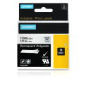 DYMO Polyester Permanent IND, 12mm x 5.5m
