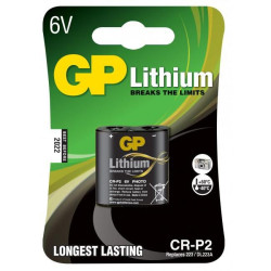 GP LITHIUM BATTERY CR P2 (CR-P2 1-P)