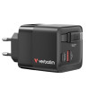 Verbatim GaN Charger 65W 2 Port retr 