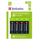 Verbatim RECHARGEABLE BATTERY AA 4