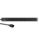 Lanview 19´´ 10-way c13 outlets with 