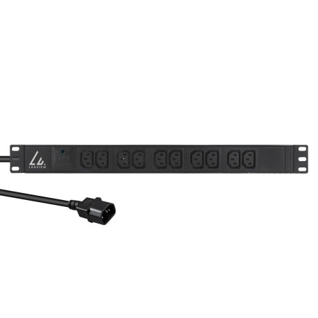 Lanview 19´´ 10-way c13 outlets with 