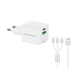 Conceptronic 2-Port 33W Gan Usb Pd Charger 