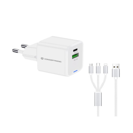 Conceptronic 2-Port 33W Gan Usb Pd Charger 