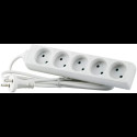 MicroConnect 5-way Danish Power Strip 5m 