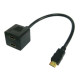 Techly Video Splitter Cable Hdmi M 
