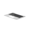 HP Top Cover W/Keyboard CP BL SR UK (N08383-031)