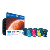 BROTHER LC-1100 CARTOUCHE D ENCRE NOIR ET TRICOLORE HAUTE CAPACITÉ NR: 19ML, CL: 16ML NR: 900, CL: 750 PAGES PACK DE 4 BLISTER 