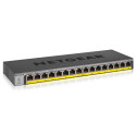 Netgear 16-PORT POE/POE+GB UNMGD (GS116LP-100EUS)
