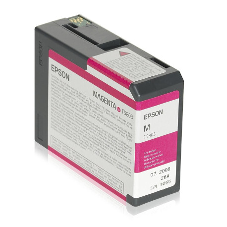 EPSON T5803 CARTOUCHE DE ENCRE PHOTO MAGENTA CAPACITÉ STANDARD 80ML PACK DE 1 (C13T580300)