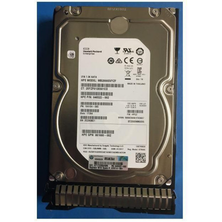 HP HDD 2TB 6G 7.2K LFF SATA SC (870114-001)