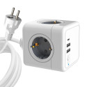 MicroConnect Power Cube, 4 Schuko outlets, 