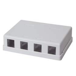 LogiLink Keystone Surface Mount Box 4 