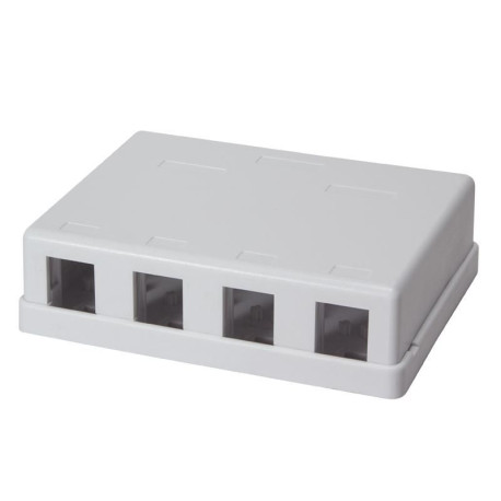 LogiLink Keystone Surface Mount Box 4 