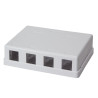 LogiLink Keystone Surface Mount Box 4 