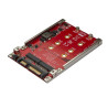 StarTech.com DUAL-SLOT M.2 TO SATA ADAPTER (S322M225R)